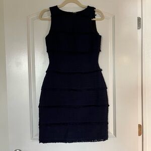 J. Crew Navy Sleeveless Mini Dress 00